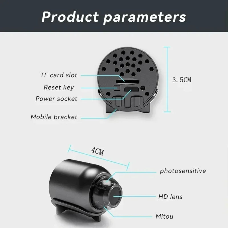 Sicherheitskamera 2025: Xiaomi X5 1080P HD Camera WiFi - Wireless Night Vision Motion Detection Home Security Collection