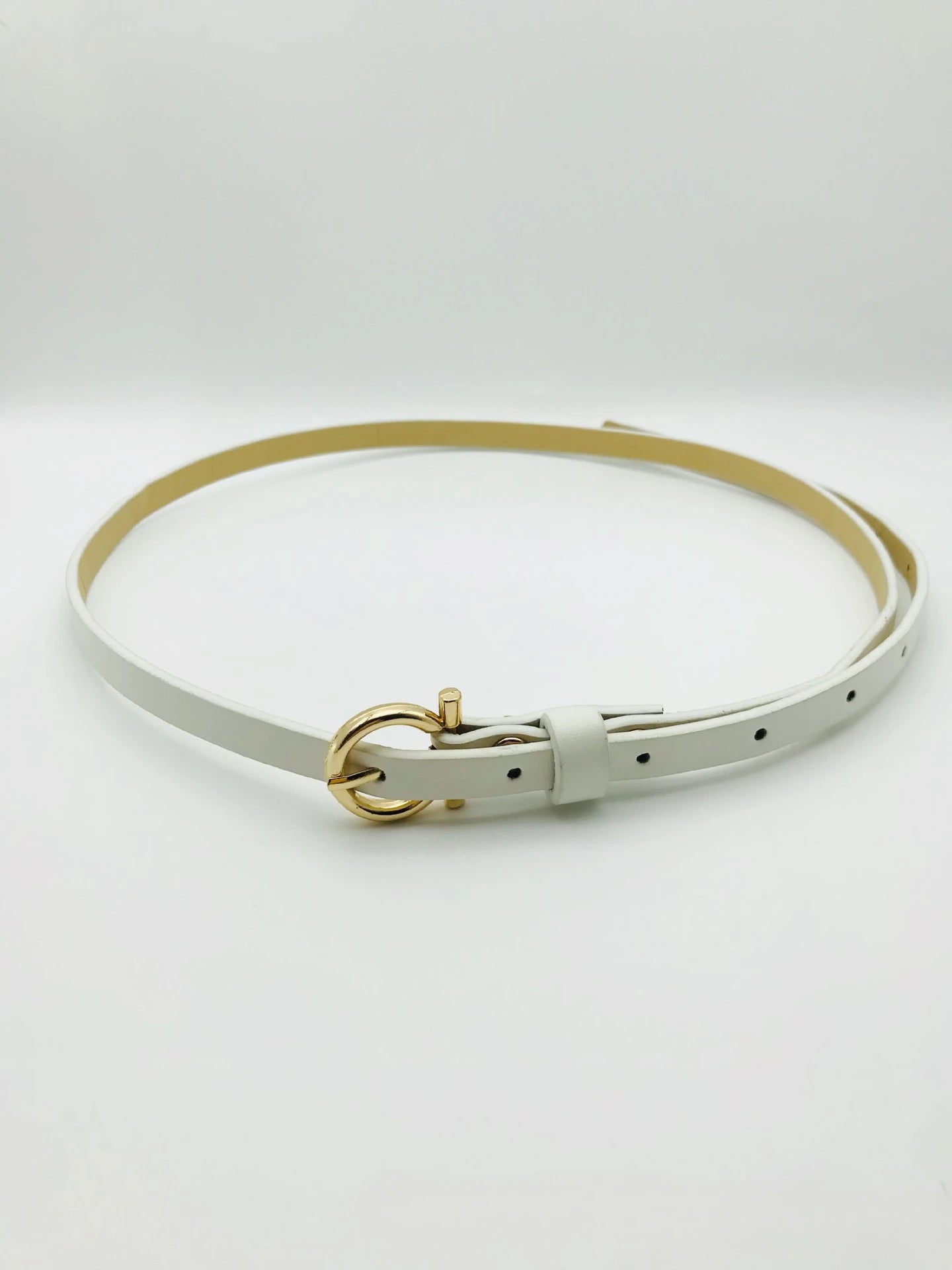 Trendy New Simple Women's Belt Versatile Retro Thin Waist Belt Korean Style for Suit Dress Multiple Colors Available