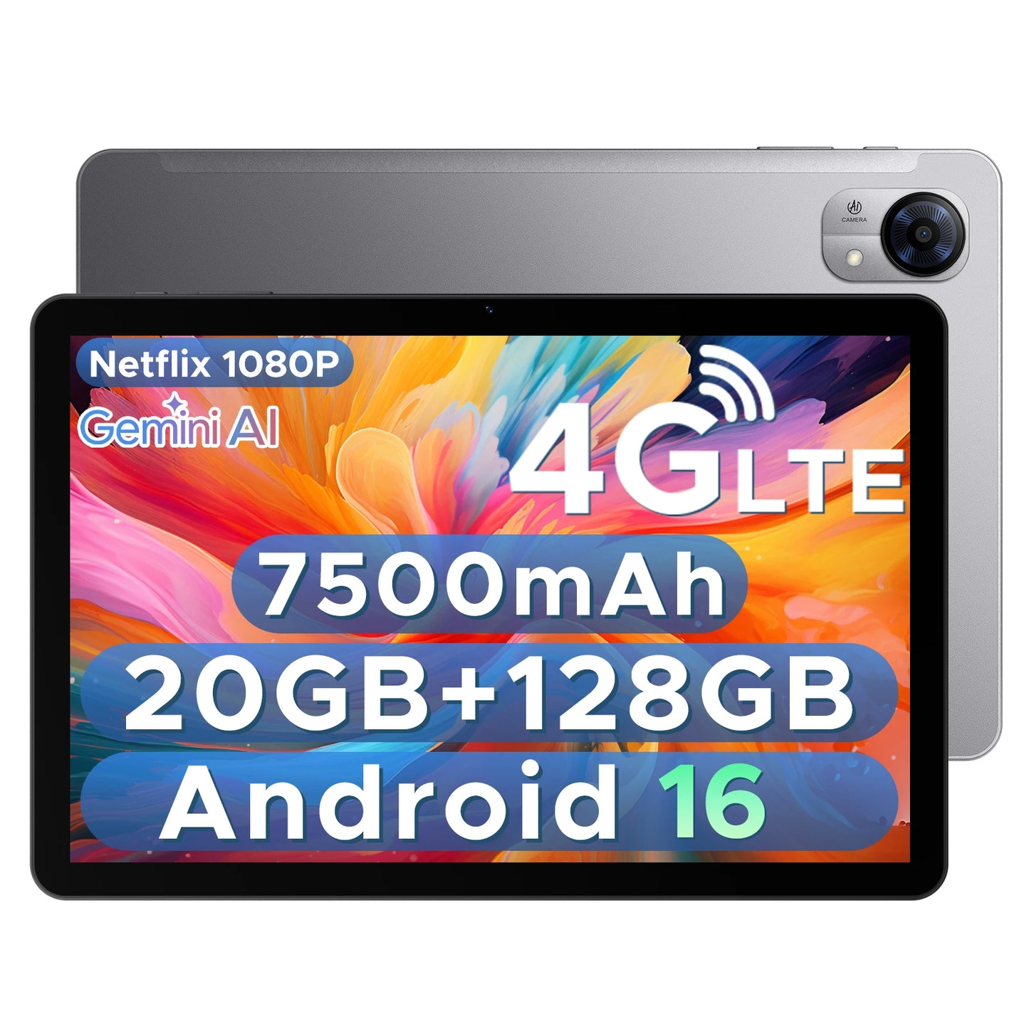 DOOGEE Tab G5 Gemini AI - 128GB ROM, 7500mAh Akku, 10,1 Zoll Display