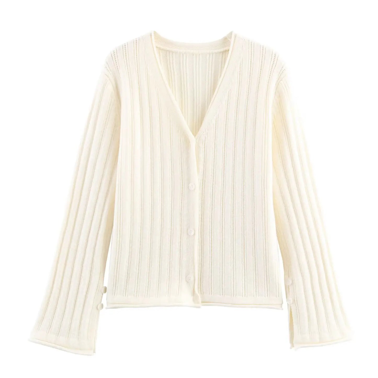 CN Jiangsu Cardigan V-Neck - Knopfverschluss, Länge Regular, Stoffgewicht 120–220 g/m²