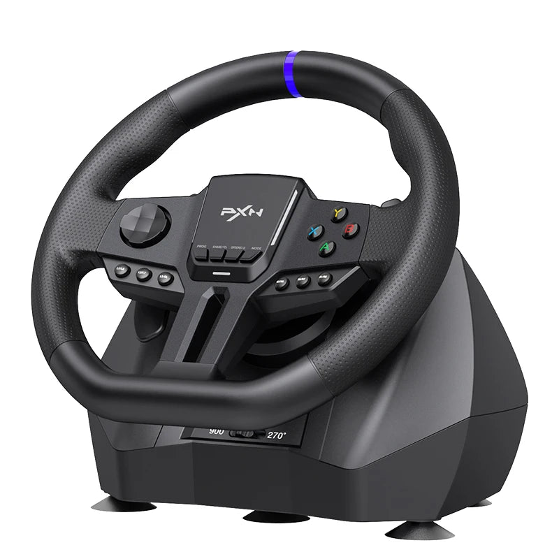 Gaming-Lenkrad 2025: PXN V900 GEN2 Driving Simulator 270°/900° Rotation - Racing Wheel mit Pedal Set für PC Switch PS4 Xbox Collection