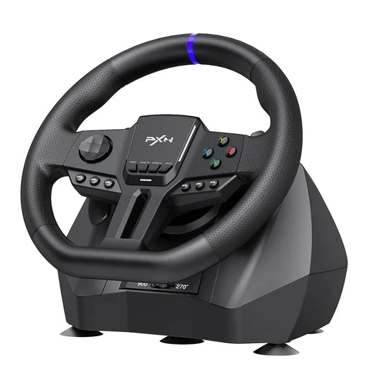 PXN V900 GEN2 Fahrsimulator Lenkrad - 900 Grad Drehwinkel, Kabel by Golden Bridge Store