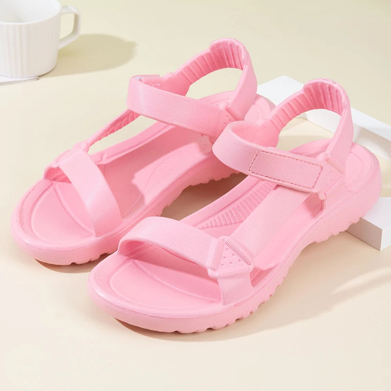 Sommer-Sandalen 2025: Womens Sandals Summer Trend Anti-slip Wear-resistant - Lightweight EVA Flat Sandals Women Outdoor Beach Shoes Collection