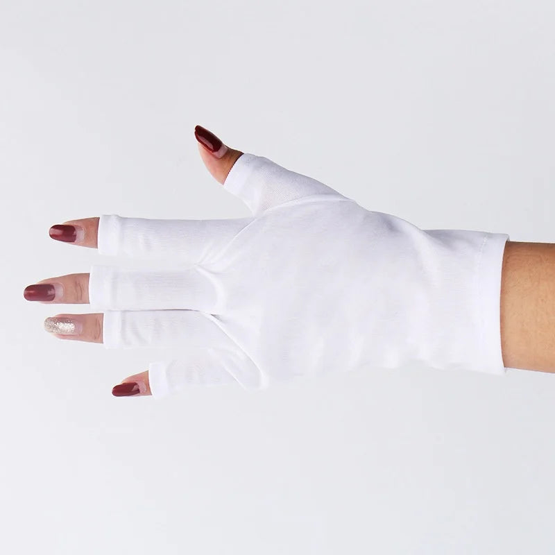 Choice UV Schutzhandschuhe - Anti UV 2er Set M L Für Nägel