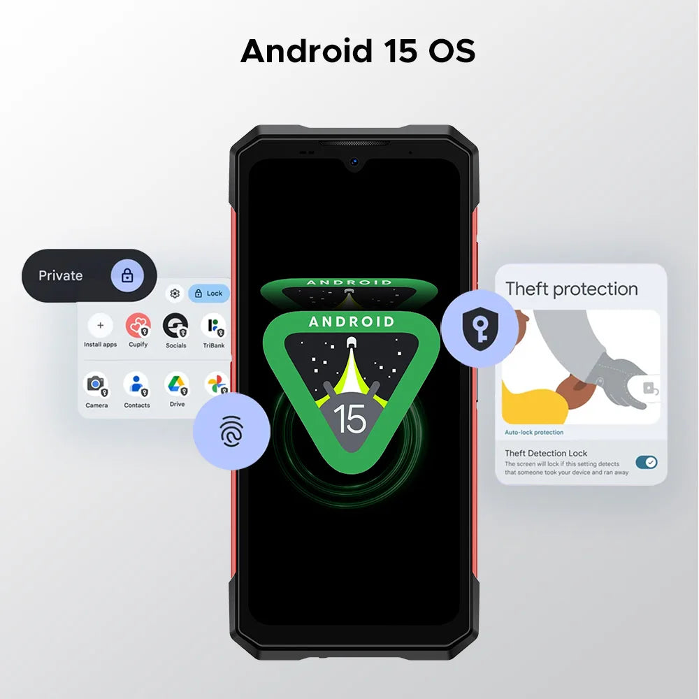 DOOGEE S200 Plus Outdoor 5G Smartphone - 11000 mAh, 66 W, 6,72 Zoll