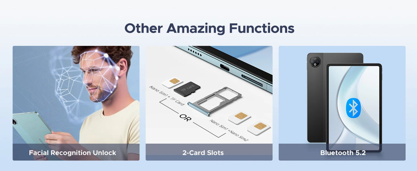 DOOGEE V Pad 2 In 1 5G Tablet - 32 GB RAM, 12 Zoll Display, 8800 mAh Akku