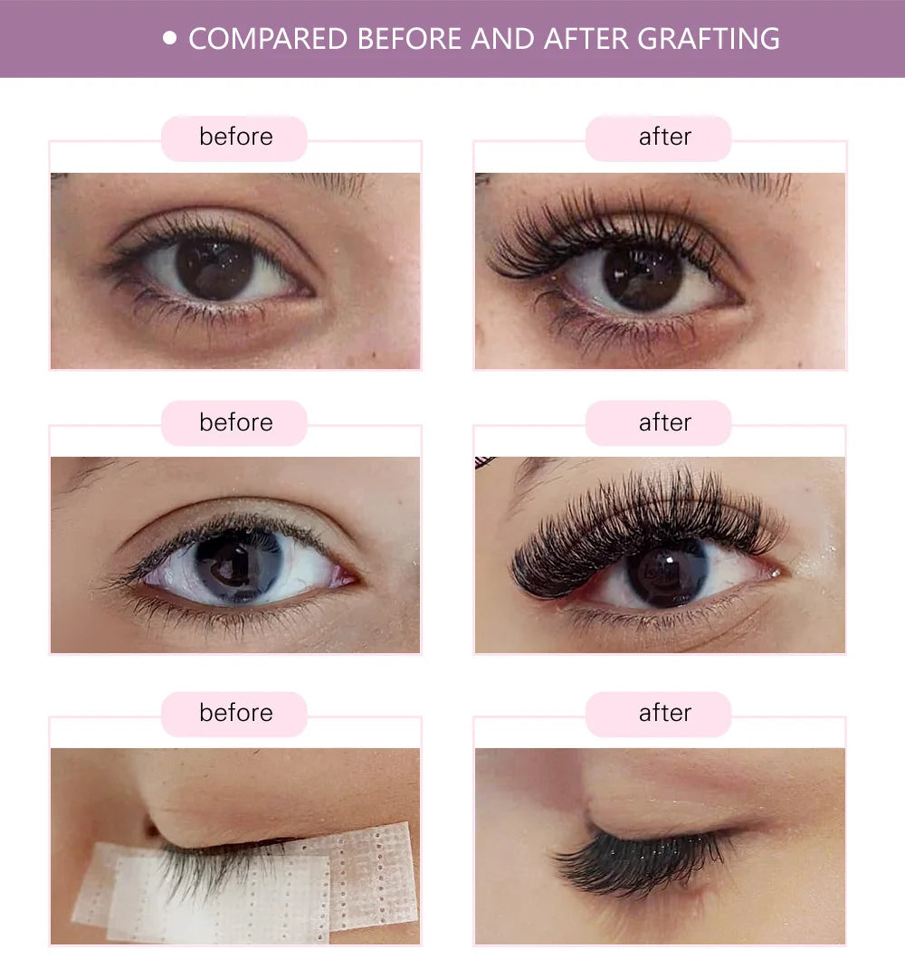 NAGARAKU Premium Faux Mink Individual Eyelash Extension Supplies Lashes Natural Soft Mink Eyelash Makeup Classical Eyelashes