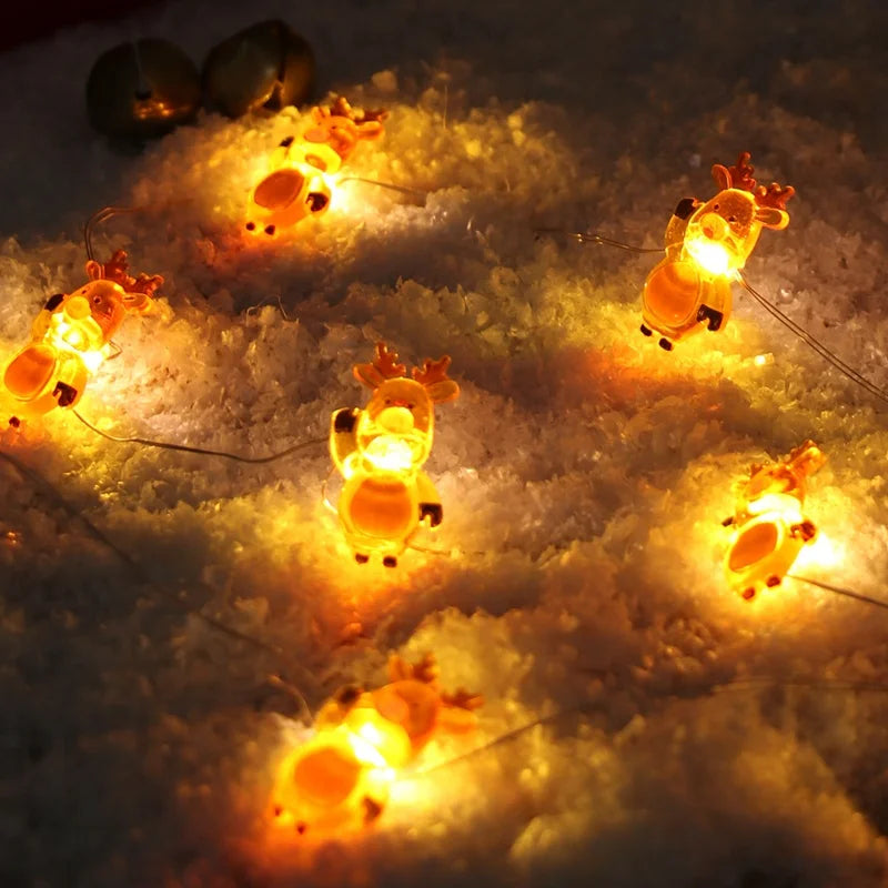 Wayfun Santa Claus LED Lichterkette - Länge 3 m, 20 LEDs, Batteriesbetrieb