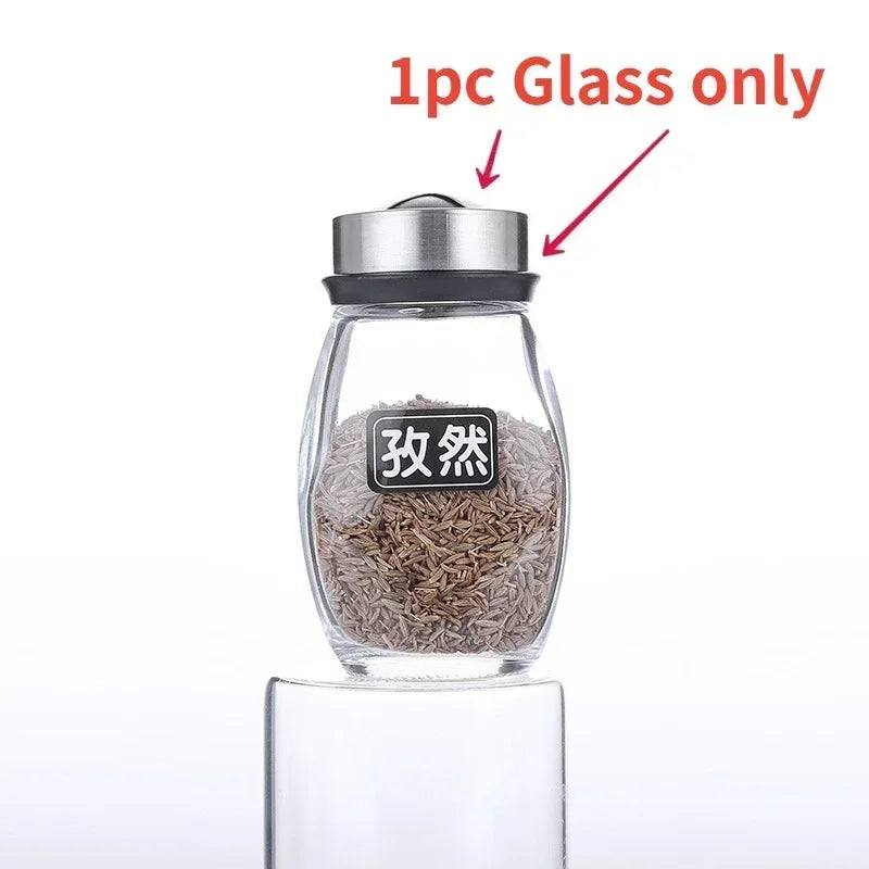 KüchenPro 7er Drehbares Gewürzglas - 200ml 360 Grad