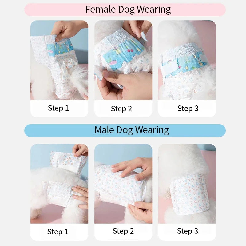 Choice Einweg-Haustierwindeln saugfähig - 10 St, Hund Welpe