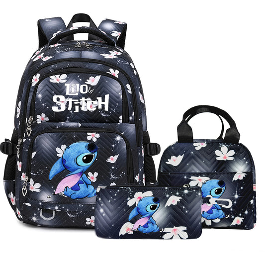 Lilo Stitch Schulrucksack 2025 - Große Kapazität Daypack für Mädchen Schultasche