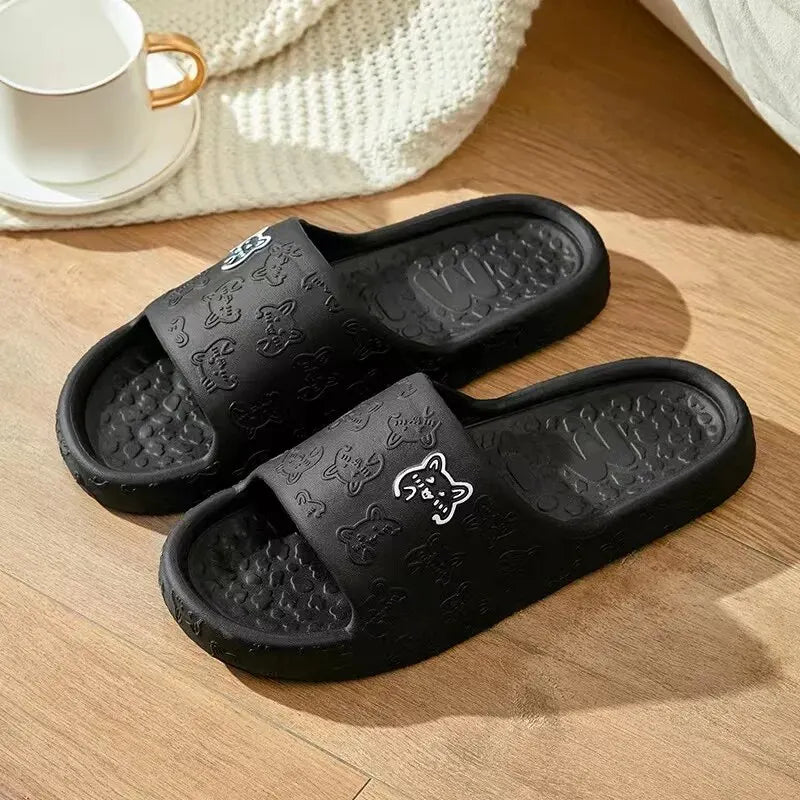 Frauen Sommer EVA Hausschuhe Innen Heim Bad Rutschfest Weich Breit Komfort Paar Hausschuhe Unisex Outdoor Strand Flip Flops Männer Slides