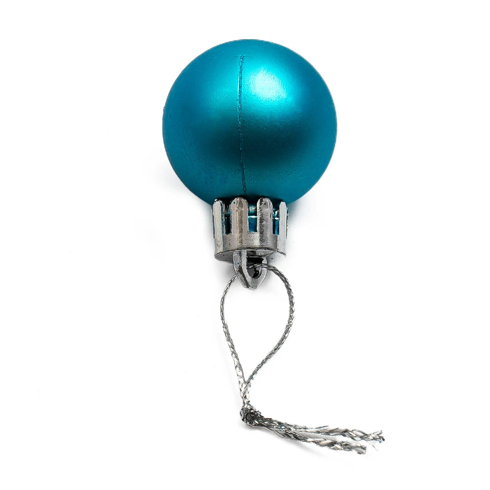 Choice Christbaumkugeln Kunststoff - 24 Stück, Ø3 cm