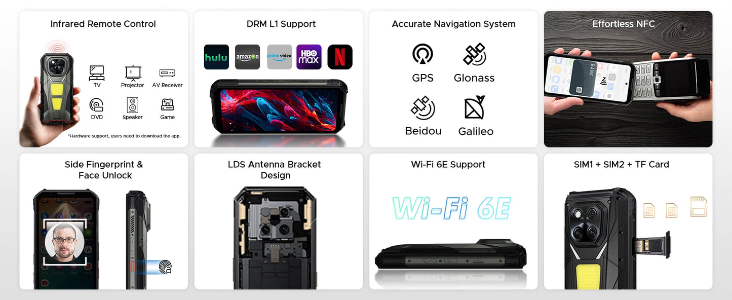 DOOGEE V Max Play Projektor Smartphone - 20500mAh Akku, 45W, 6,78 Zoll