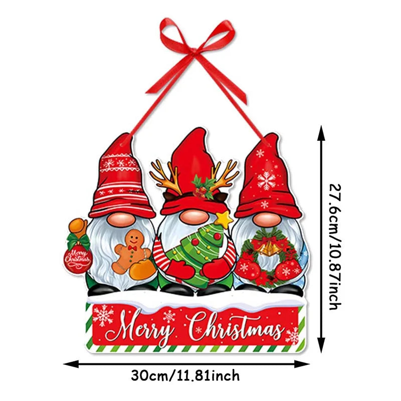 SantaDekor Türschmuck Santa Claus - Größe 30x40 cm, Gewicht 180 g