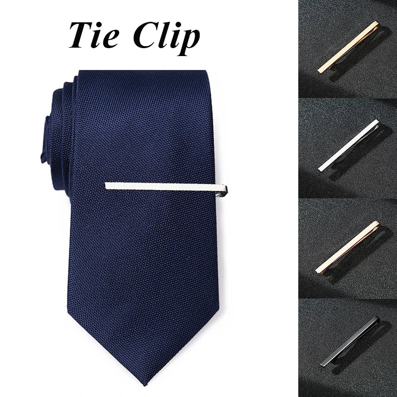 Neuer Fashion-Mens-Tie-Clips-Metal-Necktie-Daily-Business-Wedding-Ceremony-Tie-Clip-Pin-Mens-Fashion-Party-Jewelry-Accessories-Gif