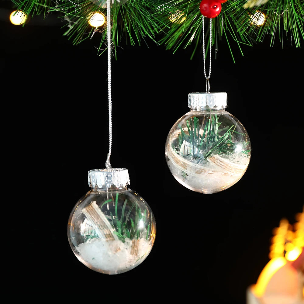 Partigos Hängende Schneekugel Kristall - Kapazität 5 Stk; Größe Ø4 cm