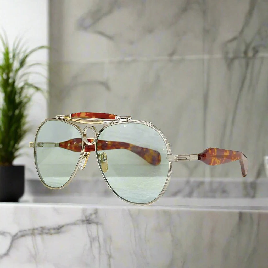 JACQUE MARIE MAGE,Aspen sunglasses handmade classic pure outdoor glasses