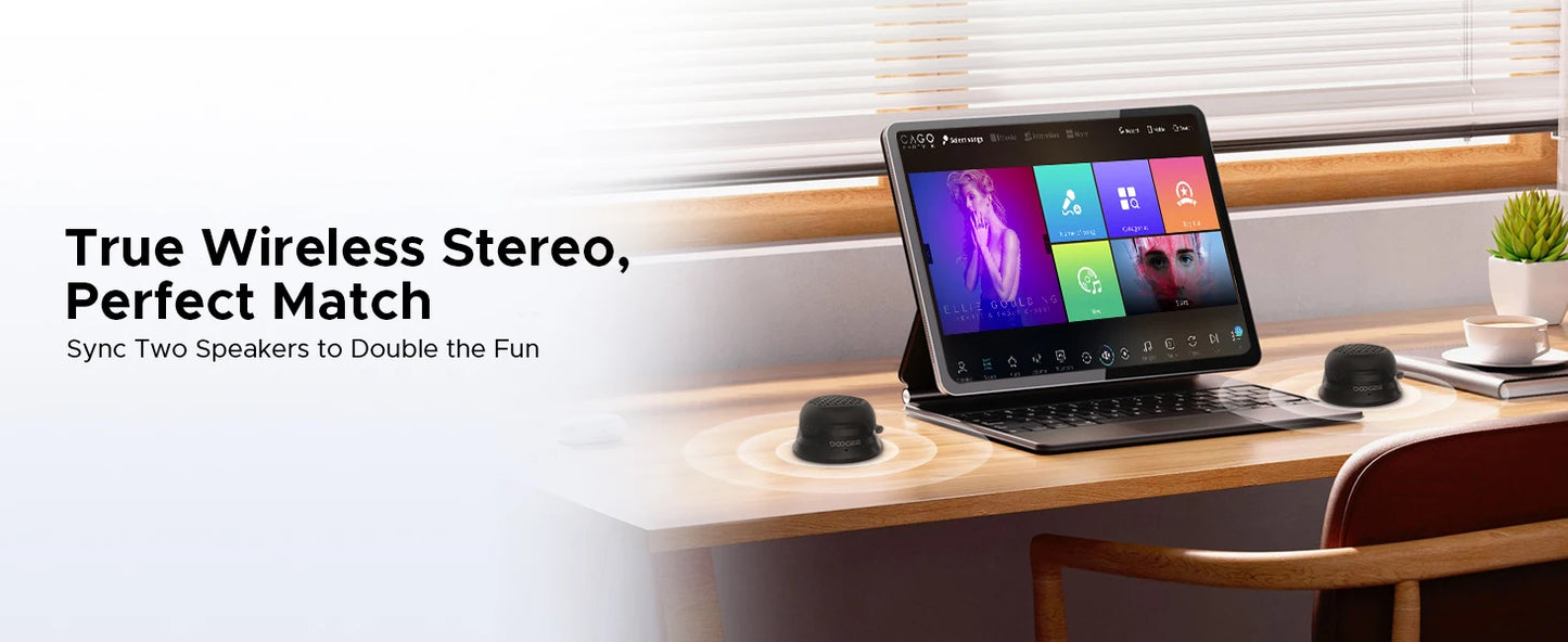 DOOGEE SnapBeat Magnetischer BT-Lautsprecher - 12h Akku, <25W, Kompakt