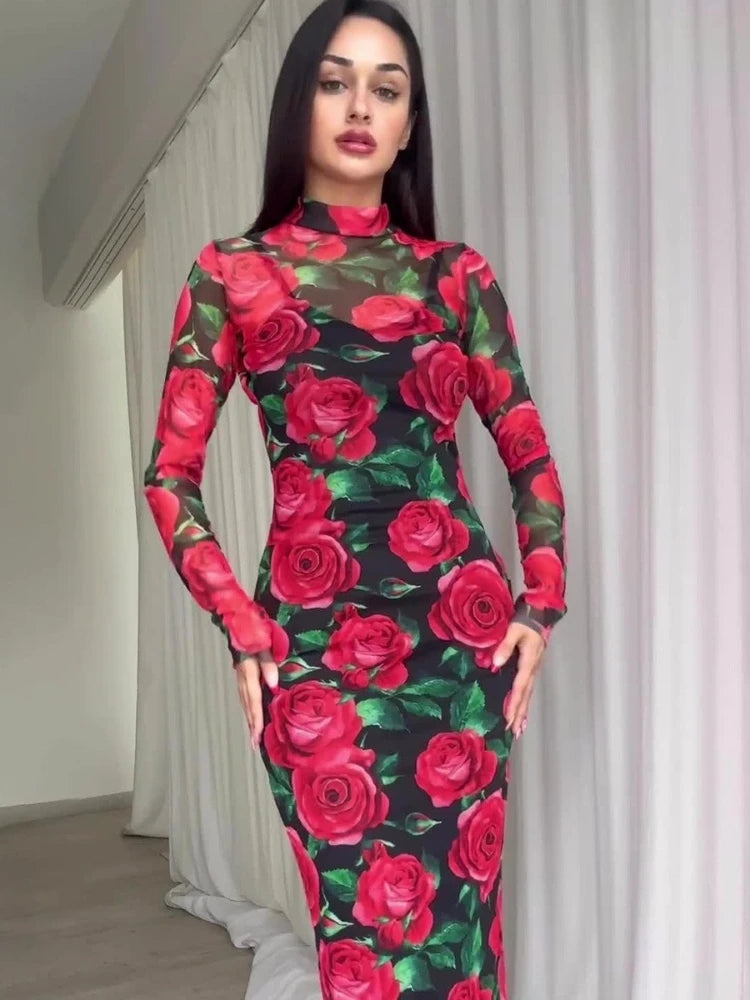 Eid Muslim Dress for Women Print Bodycon Vestidos Abaya Morocco Party Dresses Ramadan Kaftan Islam Dubai Arab Long Robe 2024