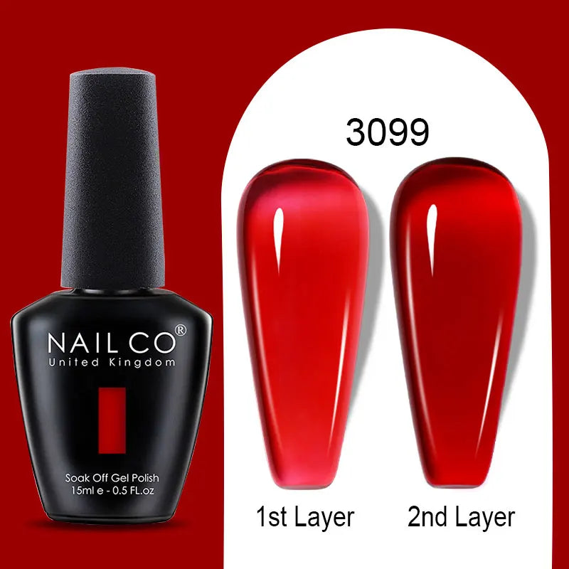 NailCO Gel Nail Polish Nail Art Translucent Vernis Semi Permanent UV LED Lamp Gel Manicure for Gel Polish Nail Glue Productos