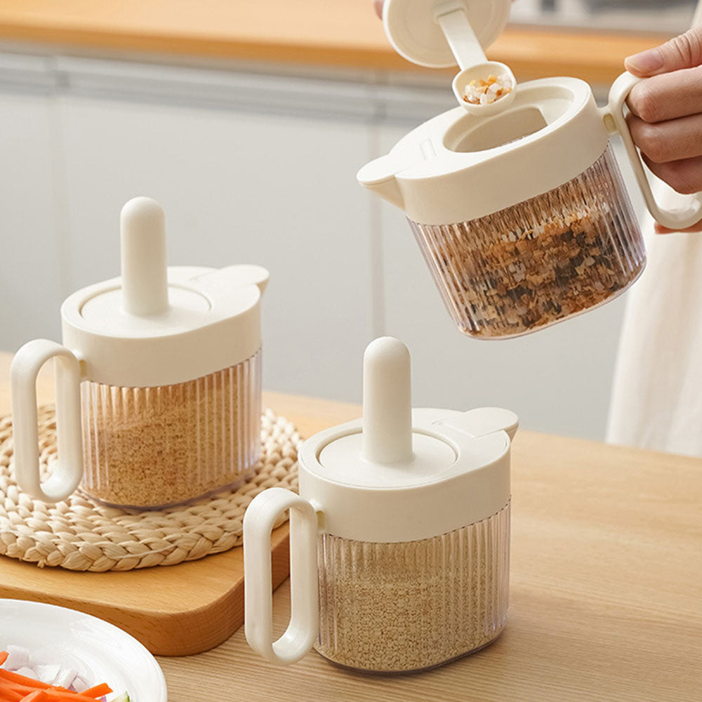 Aihogard SpiceJar Teleskoplöffel - 200ml Plastik Kompakt