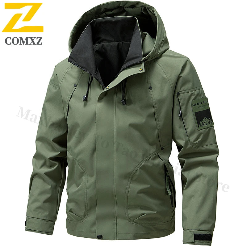 Gorpcore Regenjacke Regenfest - Winddicht Wasserfest Gr XL