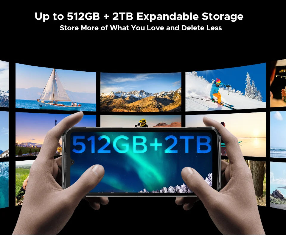 DOOGEE S119 Robustes Smartphone - 10200 mAh Akku, 33W, 6.72 Zoll