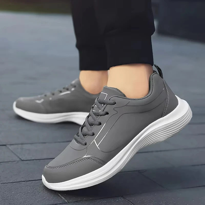 Herren Sneakers Leichte Running Schuhe Neu Atmungsaktiv Rutschfest Casual Schuhe Schnürung Weich Herren Walking Schuhe Outdoor Tennis Schuh