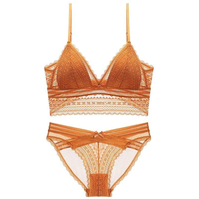 French elegant Lace Underwear Set High Quality Bra Set Push Up Brassiere Fashion Bra And Panty Sets elegant Lingerie For Women