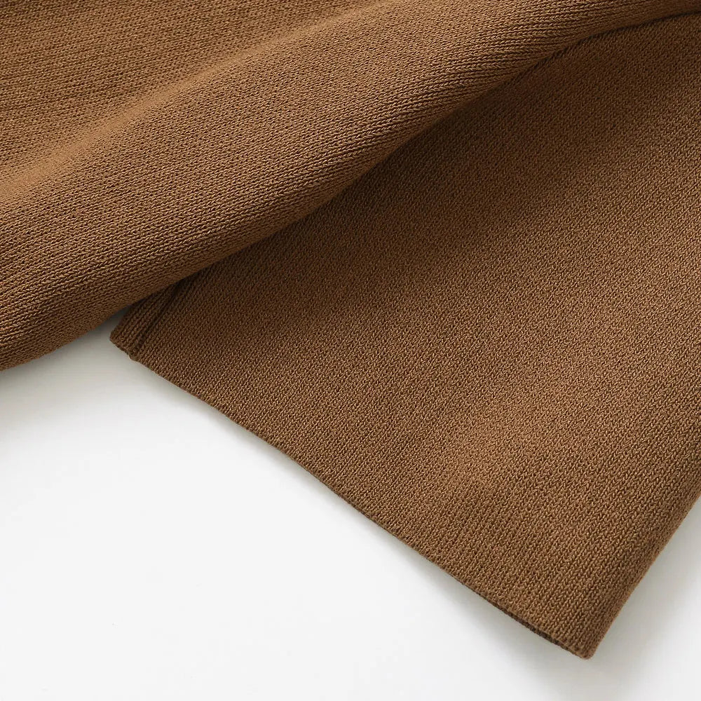 TRZA Cardigan Frontknopf Strick Peplum - Größe Kragen