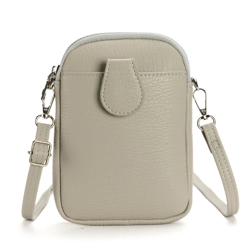 Cross-border small bag for women 2024 new fashion versatile mobile phone bag exquisite simple shoulder crossbody bag small round