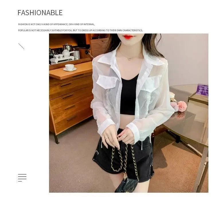 Liora Chiffon-Cardigan Leicht - Damen, Gr. S/M, Kurz