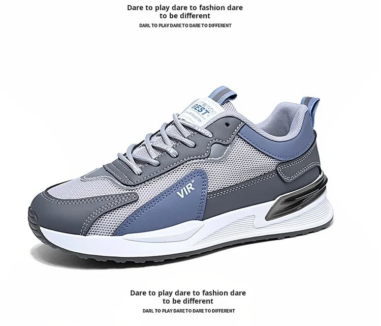 Men Shoes 2024 New Fashion Sneakers for Men Leather Shoes Comfort Lightweight Casual Shoes Outdoor WalkingFootwear