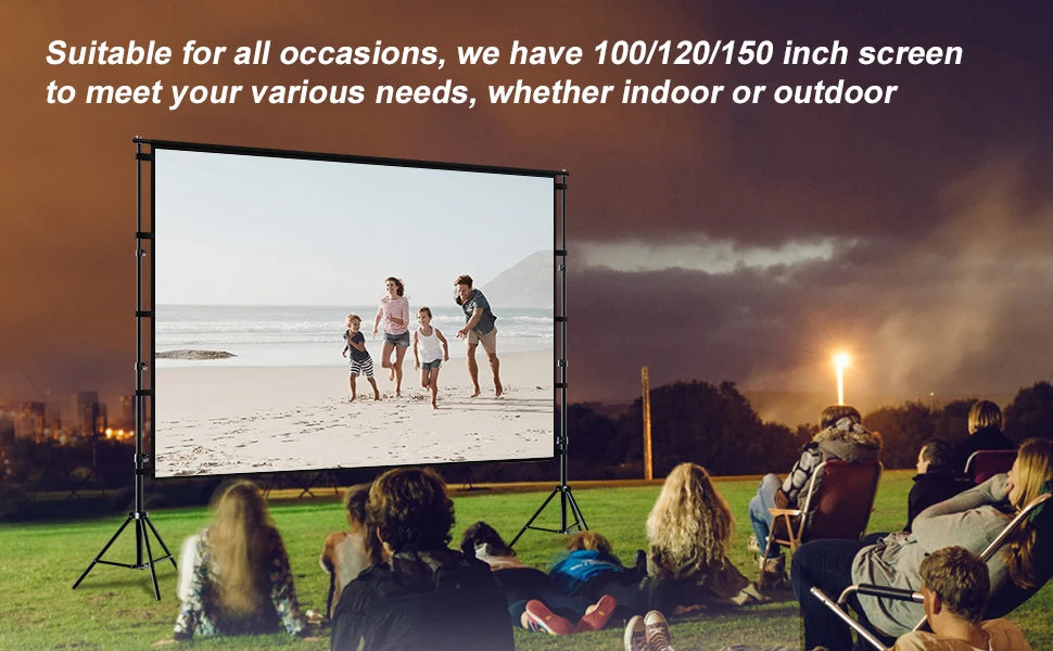 Projektor-Leinwand 2025: VEIDADZ Portable Stand-Screen - Home Theater Collection