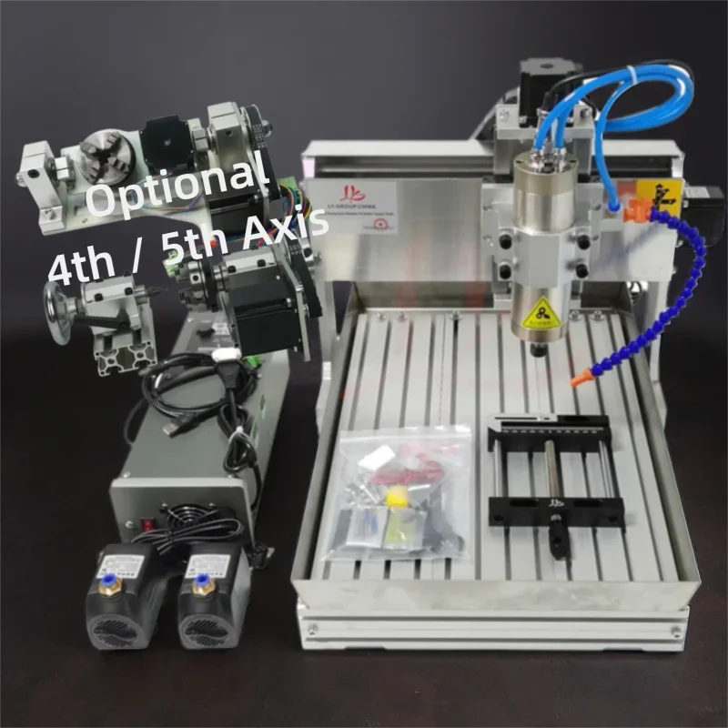 LYBGACNCCNC Wassergekühlte CNC Router - 2200W Achsen 3 5 Maße 2030 by Golden Bridge Store