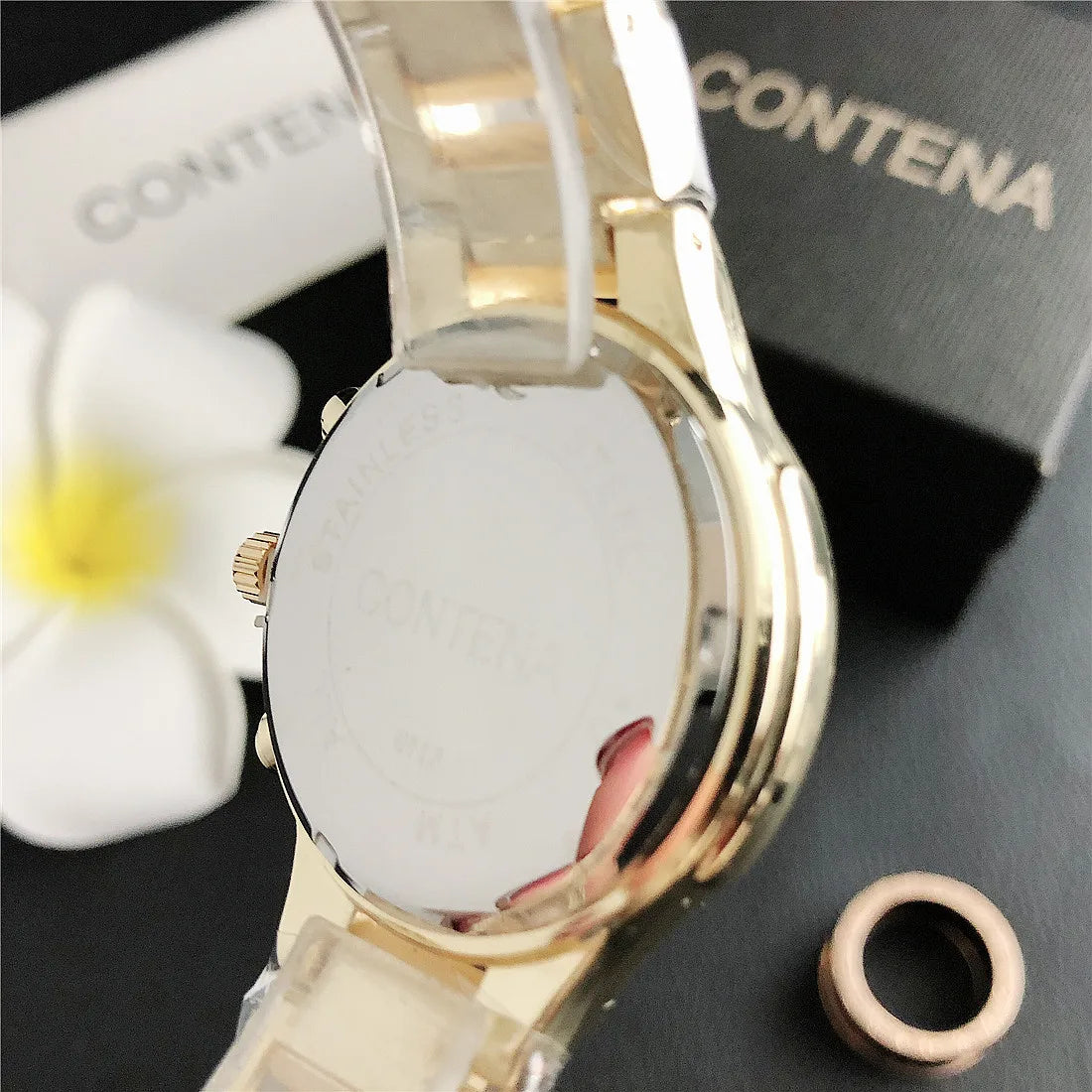 Luxus-Uhren 2025: Top Brand Fashion Rhinestone - Elegant Rose Gold Ladies Bracelet Quartz Collection