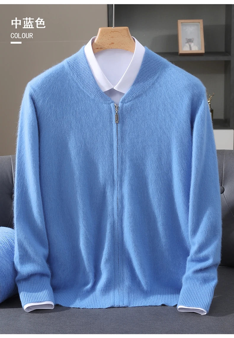 Snaoutofit Stehkragen Reißverschluss - Nerz Kaschmir M