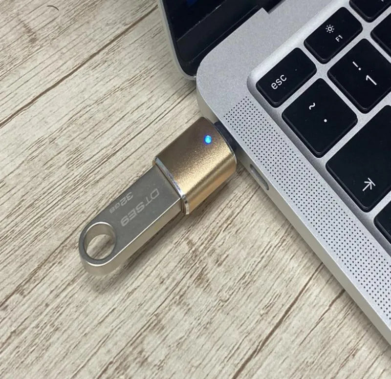OTG Adapter Type C to USB3.0 Connector USB A to USB C Adapter Male to Female Converter for Laptop Mobile Phone Data Transfer