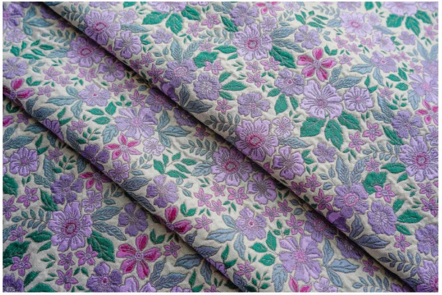 Jiangsu Jacquard Stoff - 100% Polyester Breite 145 cm