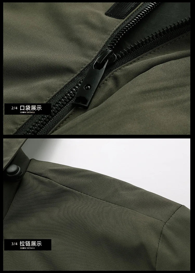 Technische Freizeitjacke Winddicht - Größe 6XL-8XL, Polyester