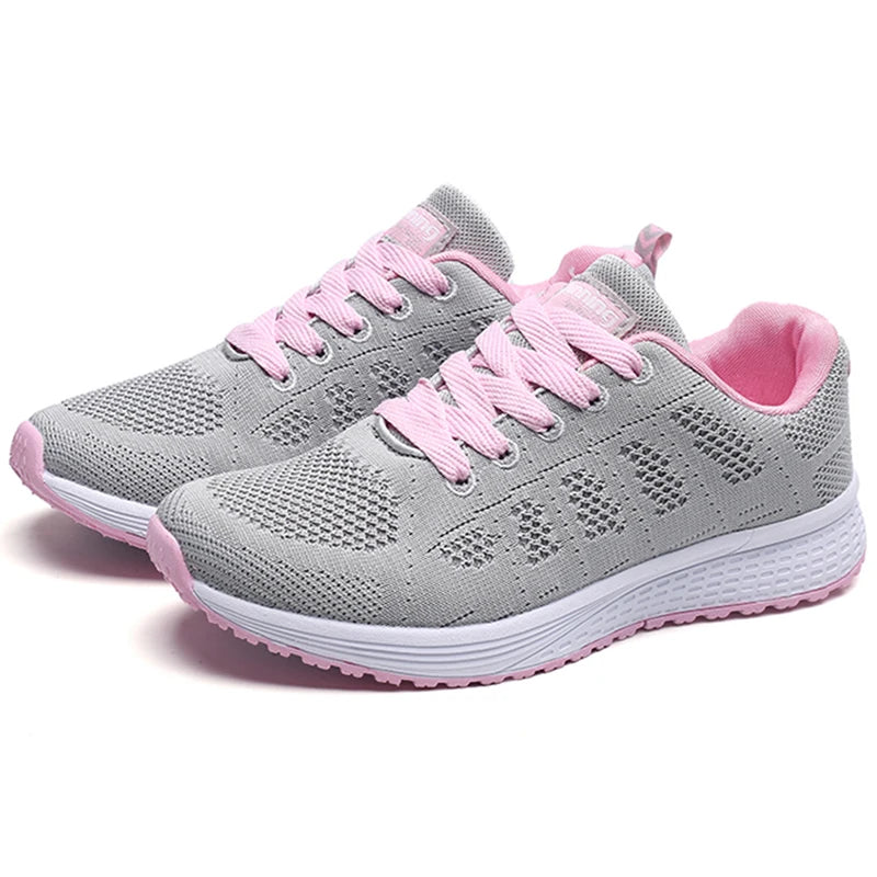 Women's Sneaker Fashion 2025 New Breathable Shoes Women Vulcanized Sneaker Woman Lace Up Tenis Feminino Sneakers For Women