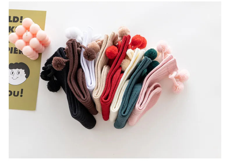 Kawaii Prinzessin Kniehoch Socken - Größe 0-4J Baumwolle