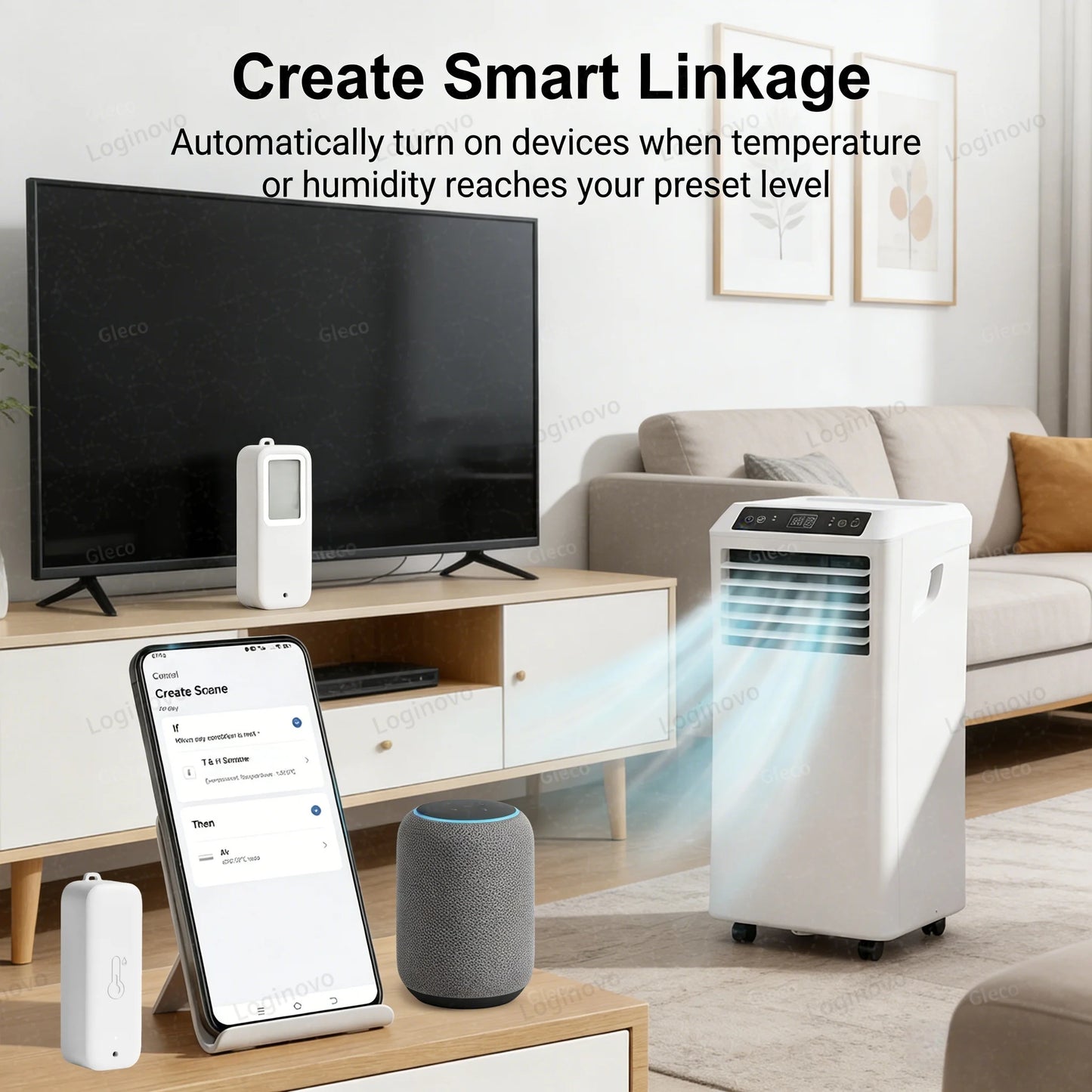 Forubest Zigbee Temperatur-Feuchtigkeitsensor IP65 - LCD LR03