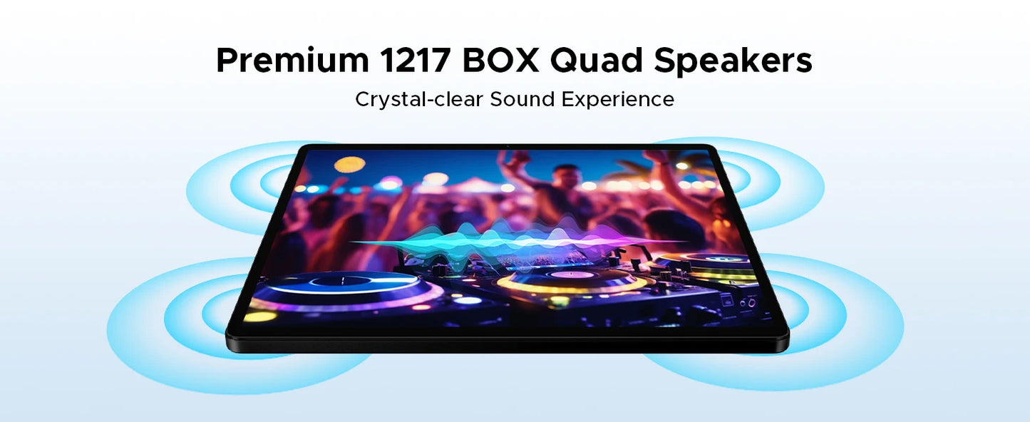 DOOGEE Tab E3 Max Gemini AI Quad-Lautsprecher - 14Zoll Display 256GBROM 13500mAh