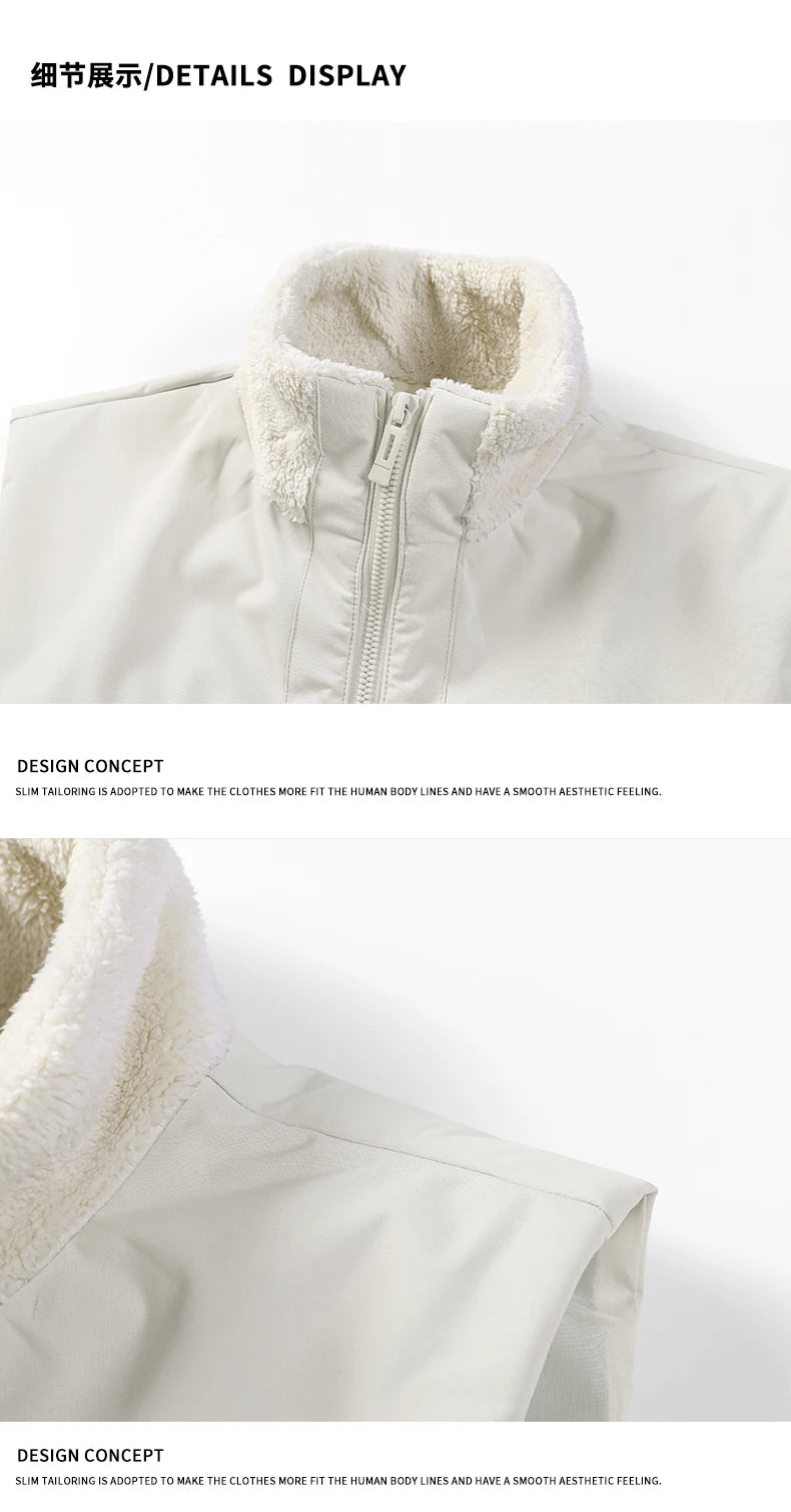 Neue Männer Strickjacke Warm - Fleece, Polyester, L/XL