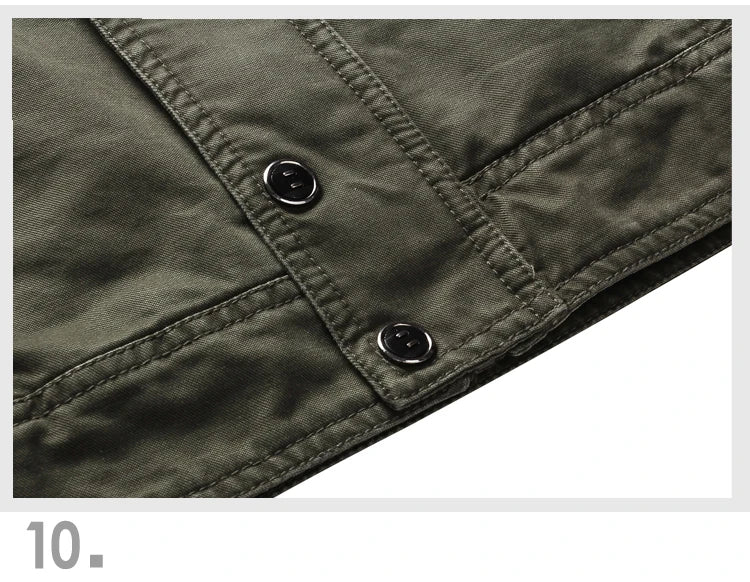 Alpha Military Jacke Casual - Baumwolle M-6XL Taschen