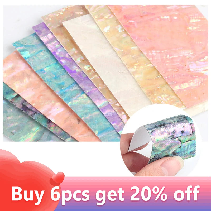Art Lalic Abalone 3D Perlmutt - Selbstklebend 1Blatt BP01