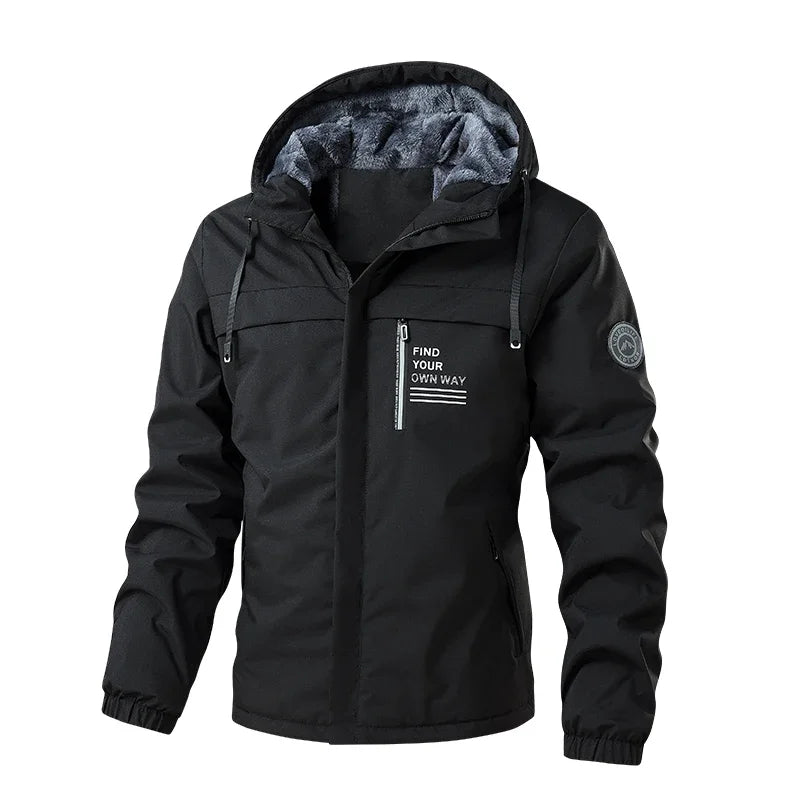 UETEEY Pilotenjacke Verdicktes Fleece - Kapazität 200 g, XL