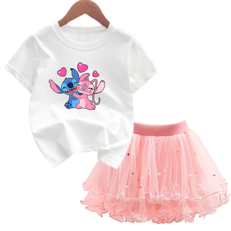 Mädchen-Disney-Set 2025: Lilo & Stitch Tutu-Kollektion - Licensed Character Collection